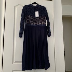 Navy party dress